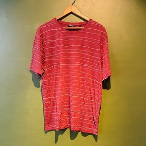 Only & Sons Red Striped Men's Shirt